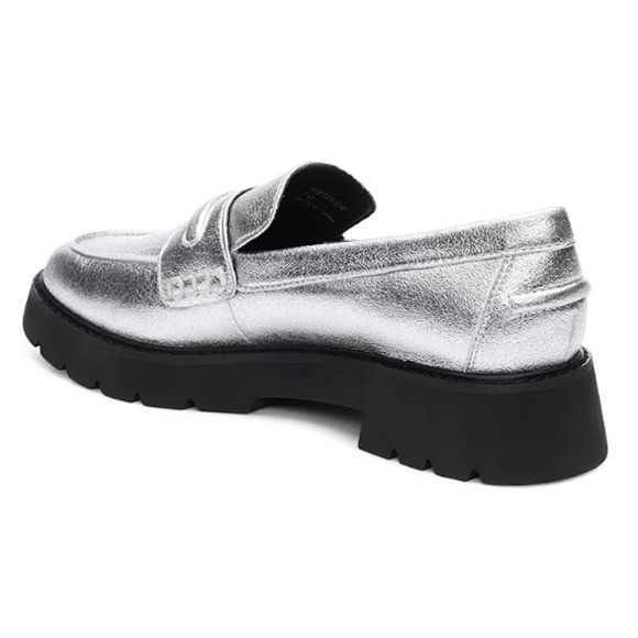 Sanctuary Women's Westside 2.0 Loafer, Silver, Size 5 - Picture 5 of 6